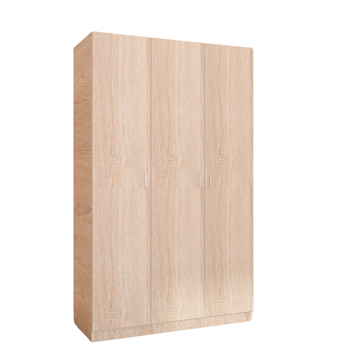 Dulap Oslo , 3 Usi  Stejar Sonoma , 120 x 52 x 200 cm, Material Pal 18mm [1]