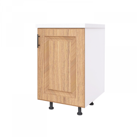 Corp Bucatarie H80 x A50 x L40 cm, Culoare Front  MDF Nuc , Blat Termorezistent [1]