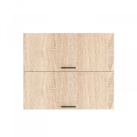 Corp bucatarie suspendat orizontal L80 x A30 x H60 cm, 2 usi, PAL 18mm, Culoare Stejar Sonoma [1]
