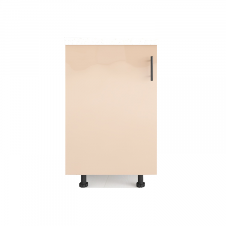 Corp Inferior Bucatarie L40 x H80 x A50 cm, Culoare Capucino, Blat Termorezistent 2,8cm [2]