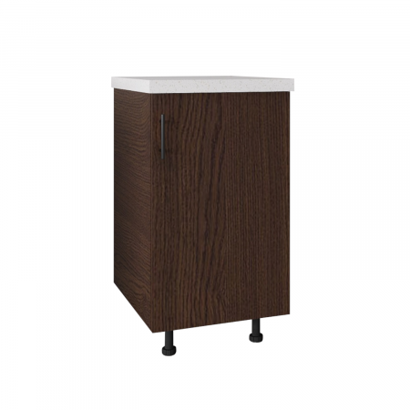 CORPURI INFERIOARE - Corp Inferior Bucatarie L40 x H80 x A50 cm, Culoare Wenge, Blat Termorezistent 2,8cm