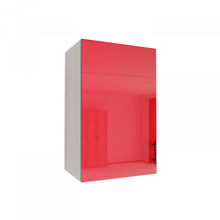 CORPURI SUPERIOARE - Corp suspendat Bucatarie, 1 usa, Culoare Rosu Lucios, L40 x A32 x H60cm, Front MDF, PAL 18mm