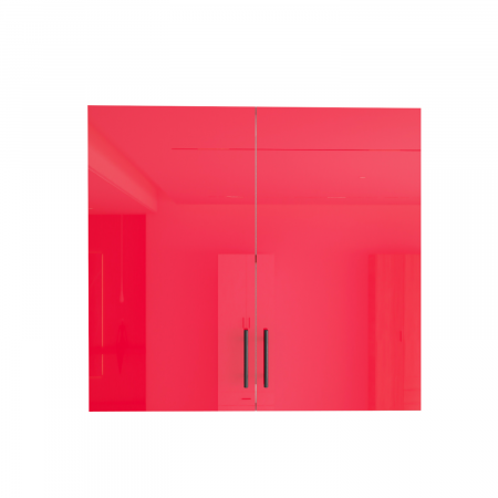 Corp suspendat MDF,  L80 x A30 x H60 cm2 usi, Rosu Super Lucios High Gloss [1]