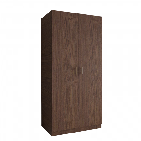 Dulap 2 usi cu bara haine, H200 x L80 x A50cm, Material Pal 18mm, Culoare Wenge [2]