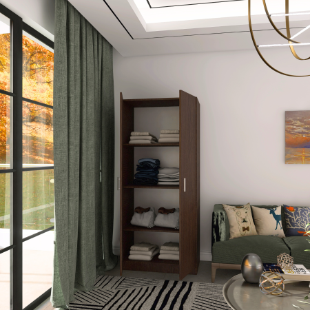 DULAP 2 USI - Dulap 2 usi cu rafturi