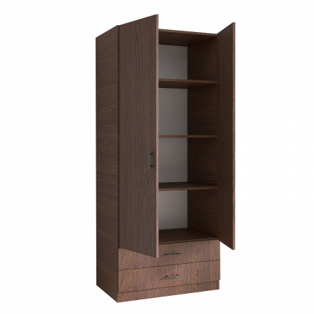 DULAP 2 USI - Dulap 2 usi si 2 sertare, H200 x L80 x A52cm, Material Pal 18mm, Culoare Wenge