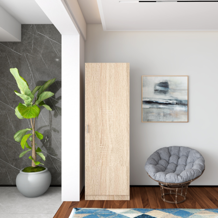 Dulap cu o usa H200 x L50 x A52cm , Culoare Stejar Sonoma, Pal 18mm [1]