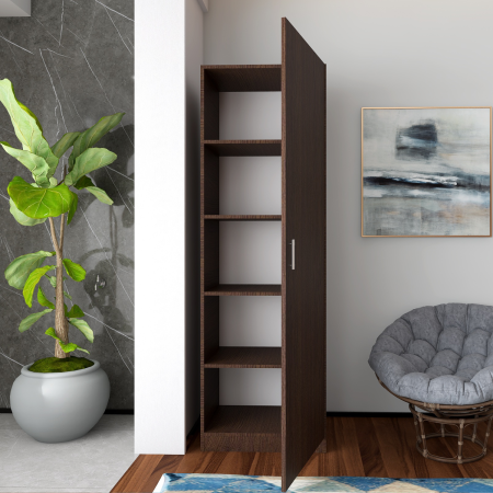 Dulap cu o usa H200 x L50 x A52cm , Culoare Wenge, Pal 18mm [3]