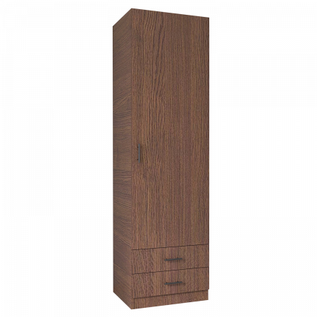 DULAPURI - Dulap cu o usa si 2 sertare H200 x L50 x A52cm , Culoare Wenge, Pal 18mm