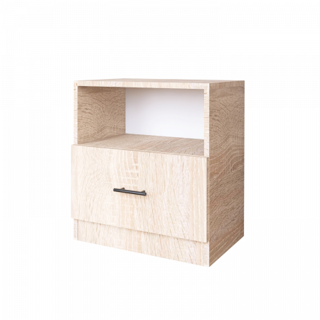 Noptiera Dana H40 cm x L40 cm x A40cm, Culoare Stejar Sonoma, Pal 18mm [1]