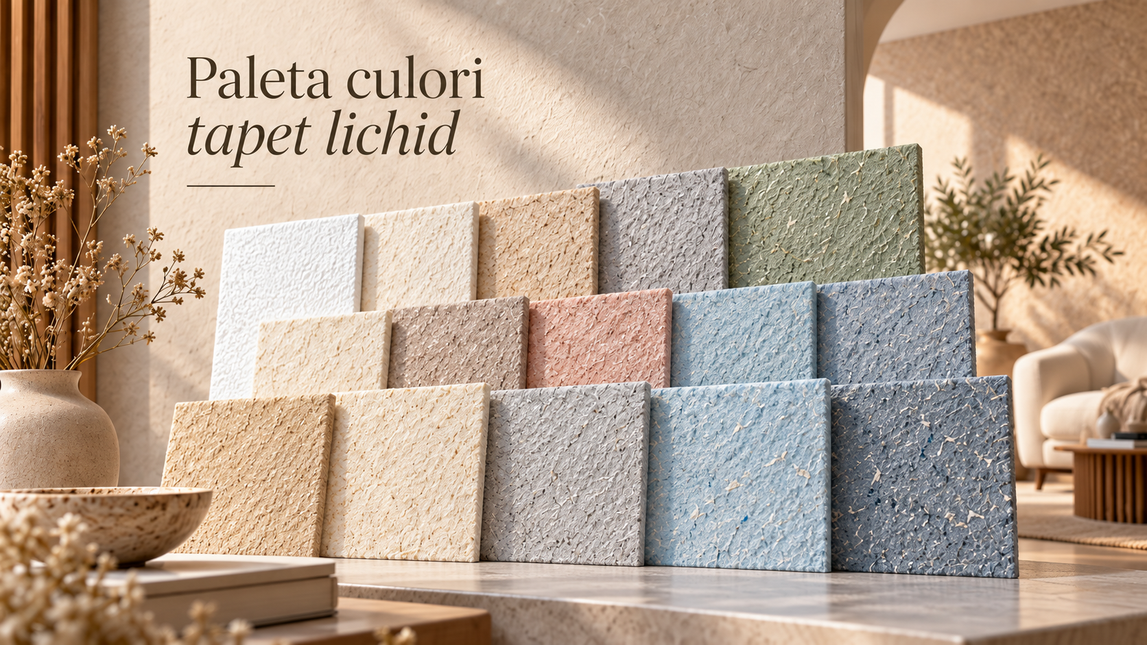 Paleta culori tapet lichid