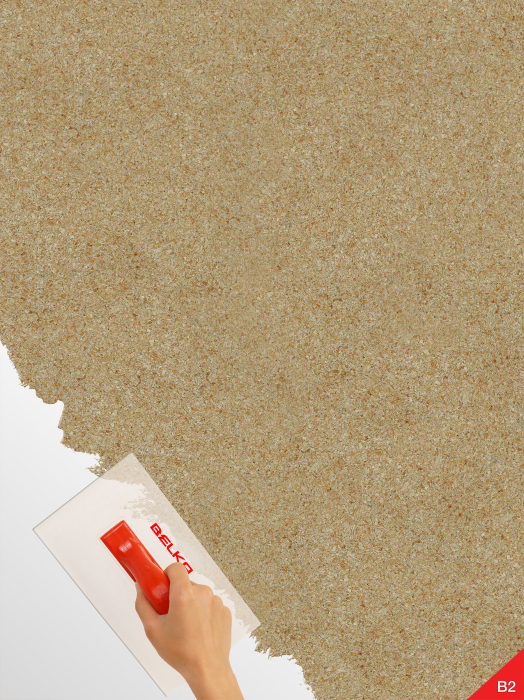 Tapet lichid Belka Bej Cald – finisaj decorativ din bumbac ecologic [3]