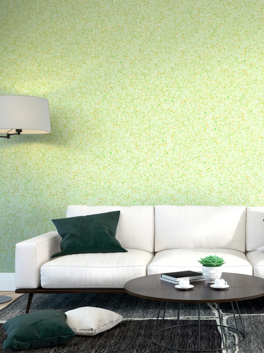 Tapet lichid Belka Galben – finisaj decorativ din bumbac ecologic [3]