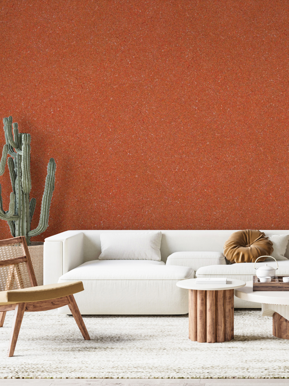 Tapet lichid Belka B18 – Tapet Portocaliu Modelat pentru Spații Vesele [2]