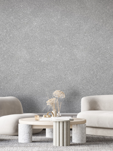 Tapet Lichid Ecologic, Natural și Modern - Tapet lichid Belka B50 – Tapet Argintiu Metalic pentru Accente Moderne