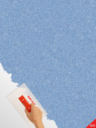 Tapet lichid Belka B55 – Tapet Albastru Deschis cu Sclipici [2]