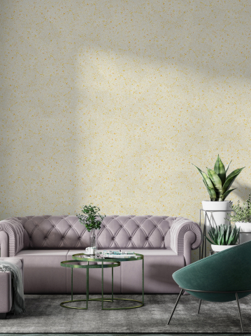 Tapet Lichid Ecologic, Natural și Modern - Tapet lichid Belka B30 – Tapet Galben Crem pentru Lumină Blândă