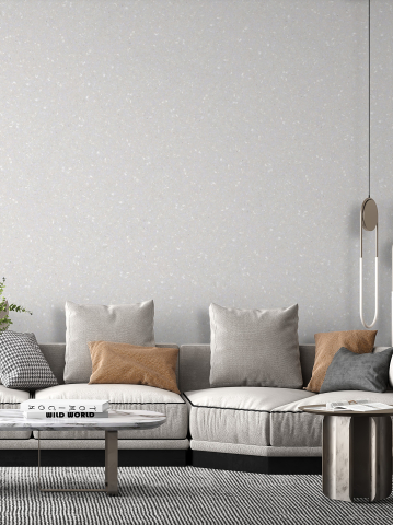 Tapet Lichid Ecologic, Natural și Modern - Tapet lichid Belka B5 – Tapet Alb cu Sclipici pentru Spații Luminoase