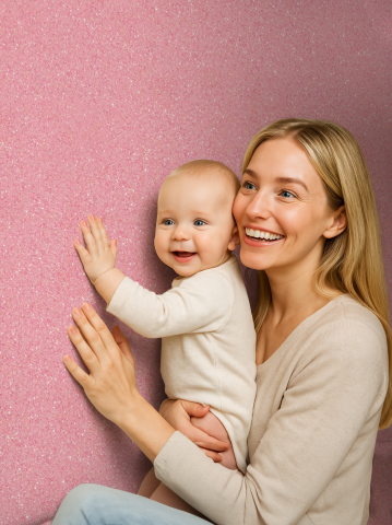 Tapet Lichid Ecologic, Natural și Modern - Tapet lichid Belka B22 – Tapet Roz Delicat pentru Spații Primitoare