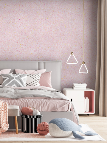 Tapet Lichid Ecologic, Natural și Modern - Tapet lichid Belka B25 – Tapet Roz Deschis pentru Ambianțe Liniștite