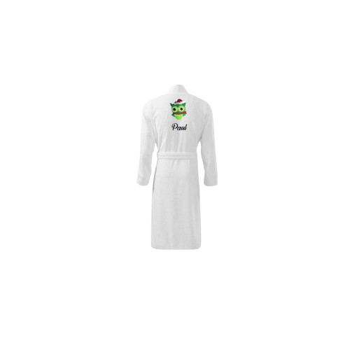 Set 2 halate premium Craciun, personalizate Nume*Bufnita, bumbac 100% [3]