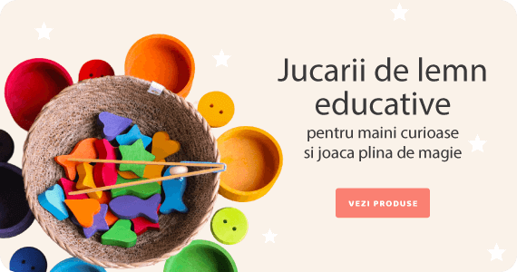 Jucarii de lemn educative