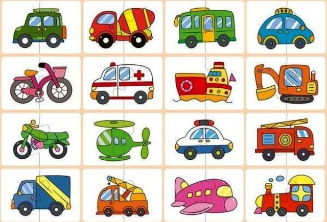 Puzzle Cap și Coada Vehicule – 32 Piese Mari [2]