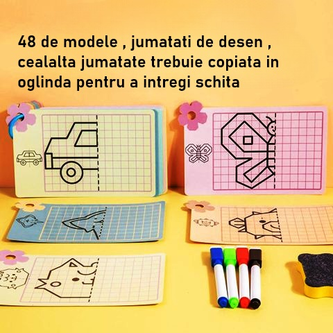 Set Desen Reutilizabil pentru Copii – 48 Modele Educaționale [3]