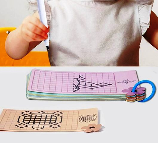 Set Desen Reutilizabil pentru Copii – 48 Modele Educaționale [4]