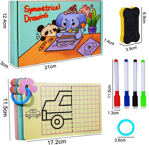 Set Desen Reutilizabil pentru Copii – 48 Modele Educaționale [1]
