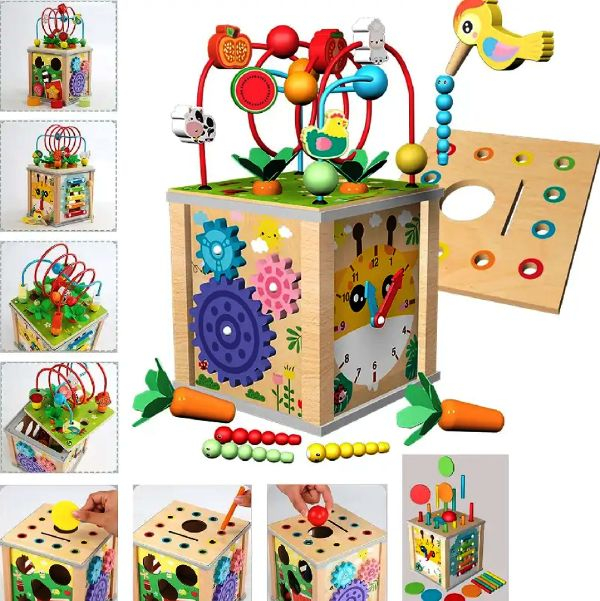 cub-activitati-montessori-lemn-10-in-1-labirint-morcovi-xilofon [2]