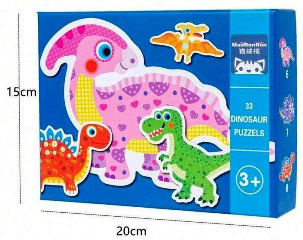 Set 6 Puzzle-uri Copii – Carton 3mm, Piese Mari – 5 Modele Educaționale [2]