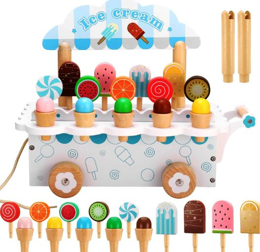 Stand de Înghețată din Lemn pentru Copii – Ice Cream Shop [4]