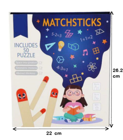 Joc de Logică cu Bețișoare Magnetice – Puzzle Educațional pentru Copii [3]