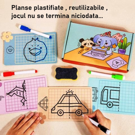 Set Desen Reutilizabil pentru Copii – 48 Modele Educaționale [1]