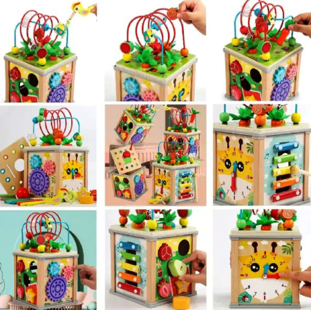 cub-activitati-montessori-lemn-10-in-1-labirint-morcovi-xilofon [2]