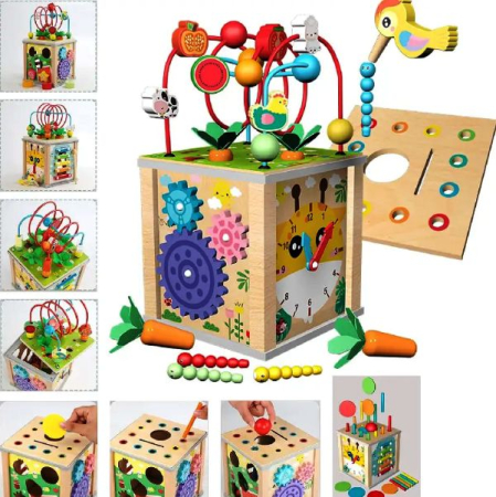 cub-activitati-montessori-lemn-10-in-1-labirint-morcovi-xilofon [1]