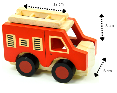 Trenulețe, mașinuțe, garaje din lemn - masinuta-lemn-suport-creioane-pompieri