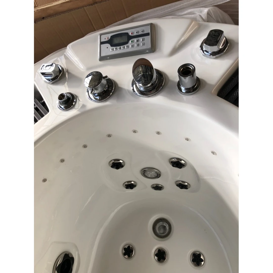 Cada cu hidromasaj 1 persoană, SPA-083, mască PVC maro, freestanding [5]