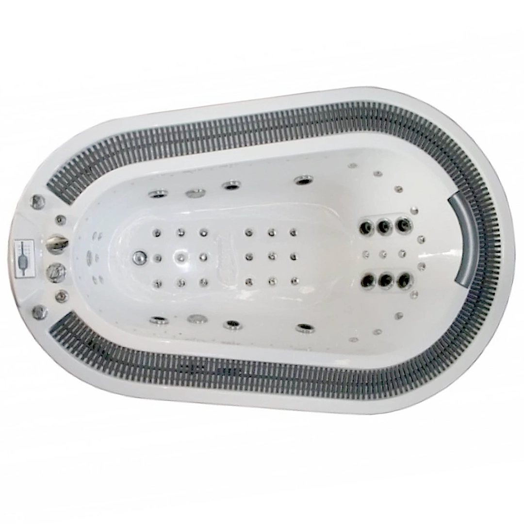 Cada cu hidromasaj 1 persoană, SPA-083, mască PVC maro, freestanding [20]