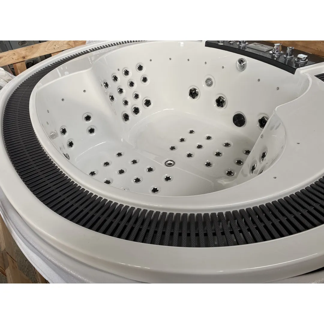 Cada cu hidromasaj 2 persoane, ovală, SPA-099, mască PVC maro [9]