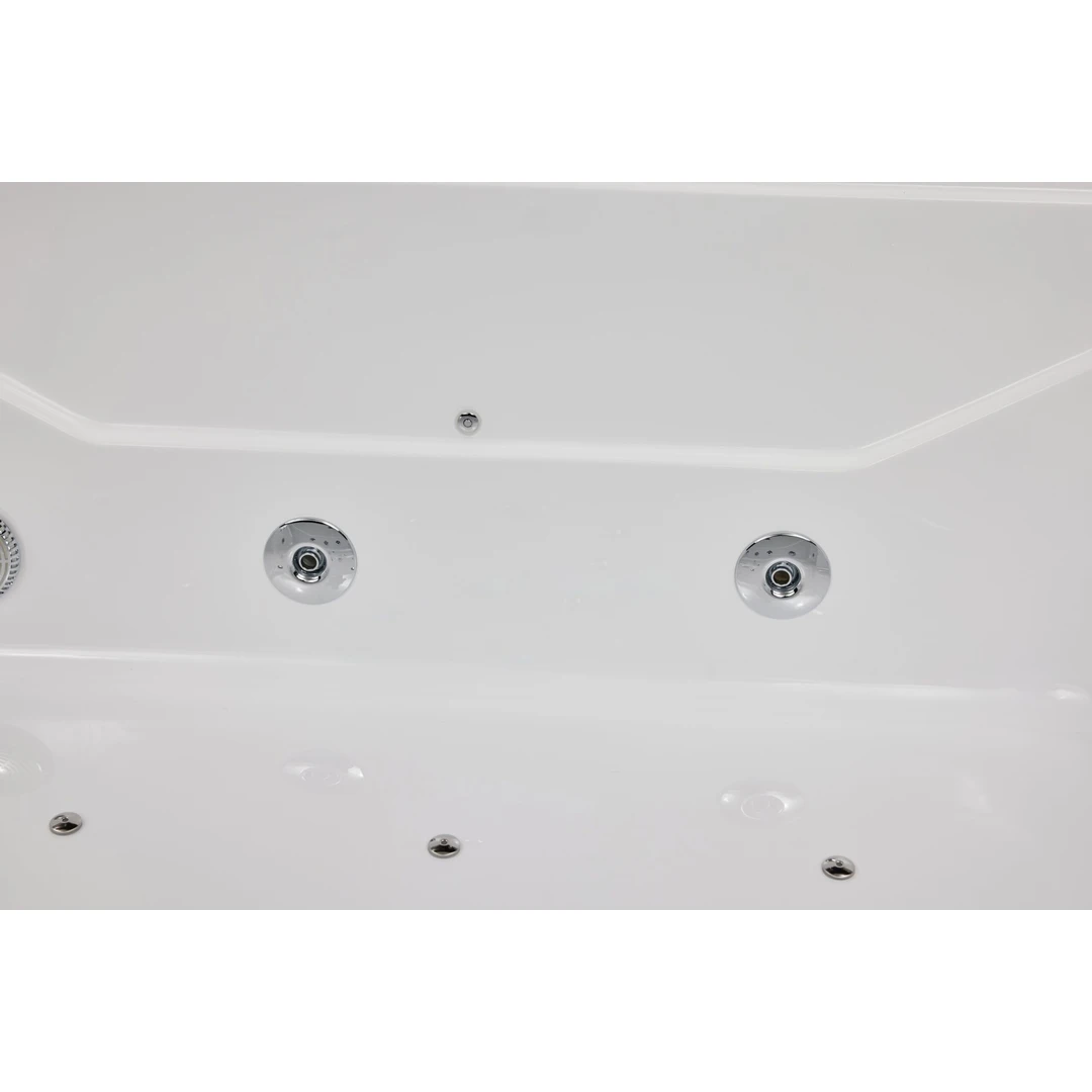 Cada cu hidromasaj 2 persoane, SPA-0502, Ink Black Oak & Antico Wood, la perete [16]