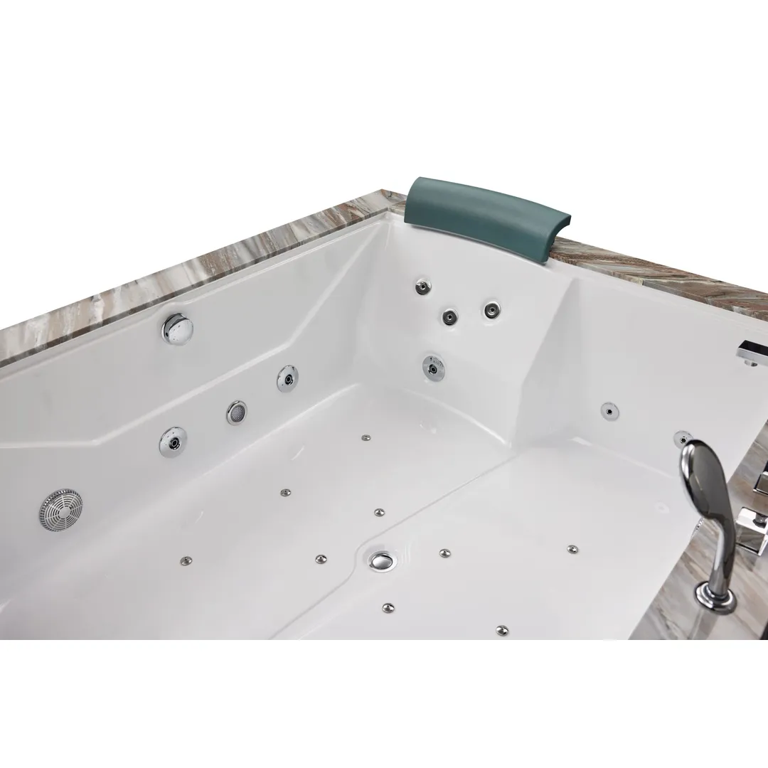 Cada cu hidromasaj 2 persoane, SPA-0502, Rocky Ash & Palissandro, la perete, cu încălzitor [9]