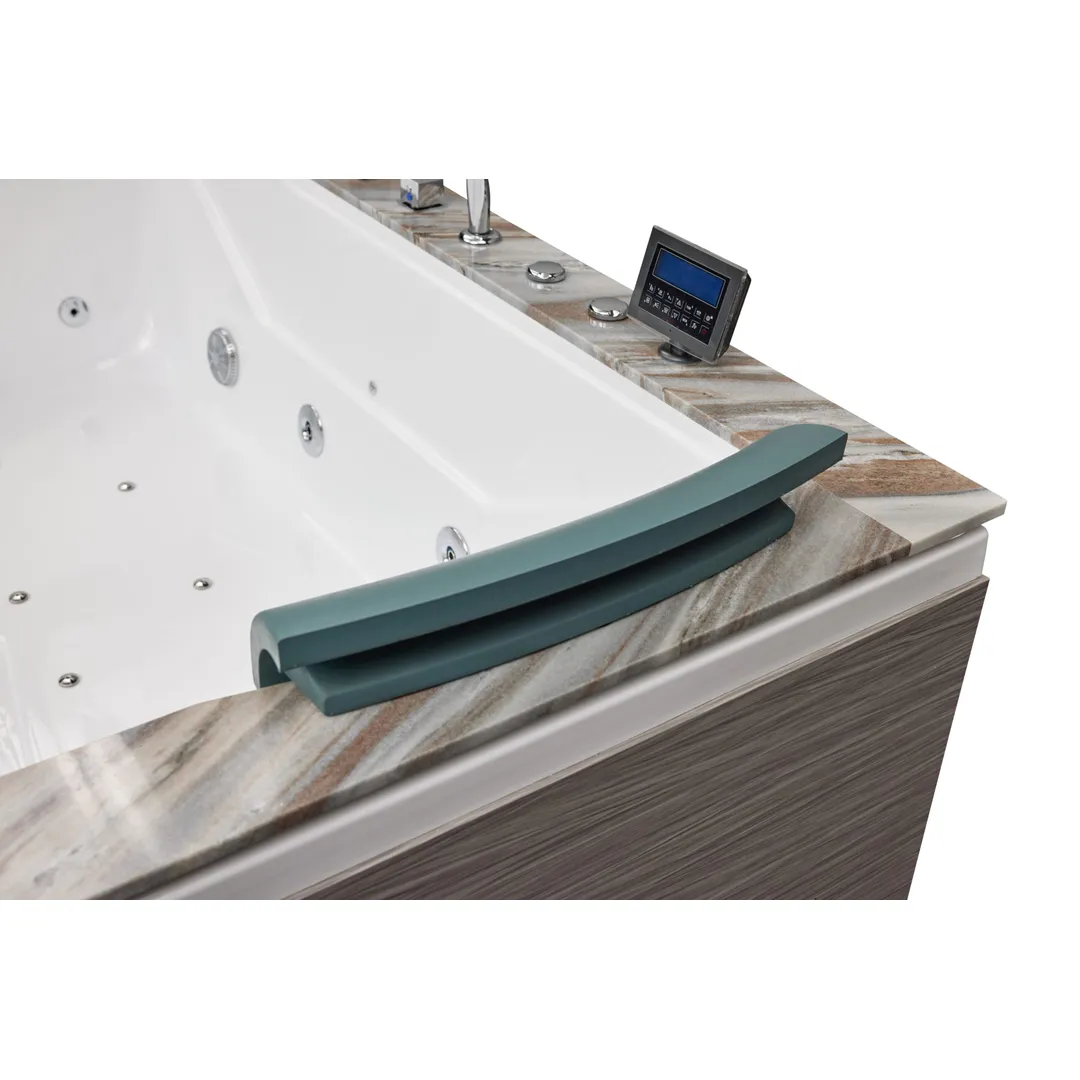 Cada cu hidromasaj 2 persoane, SPA-0502, Rocky Ash & Palissandro, la perete, cu încălzitor [8]
