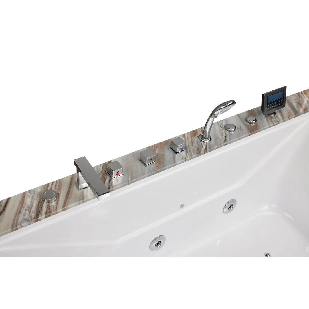 Cada cu hidromasaj 2 persoane, SPA-0502, Rocky Ash & Palissandro, la perete, cu încălzitor [11]