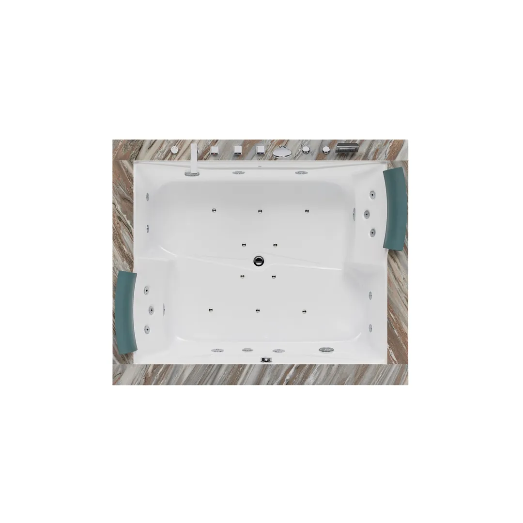 Cada cu hidromasaj 2 persoane, SPA-0502, Rocky Ash & Palissandro, la perete, cu încălzitor [2]