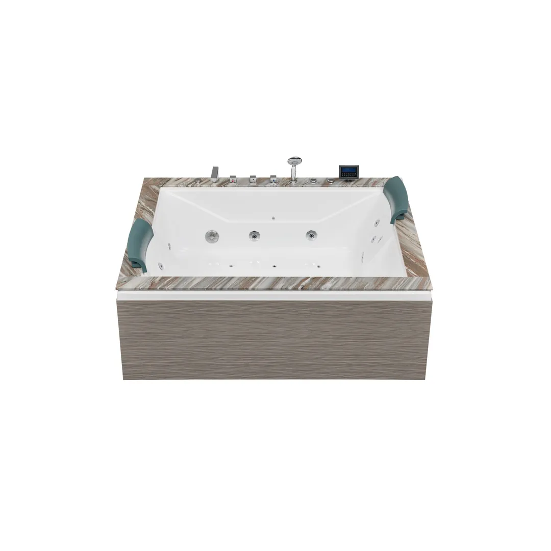 Cada cu hidromasaj 2 persoane, SPA-0502, Rocky Ash & Palissandro, la perete, cu încălzitor [3]