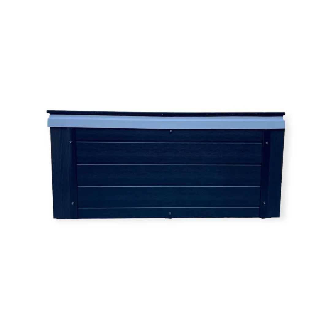 Cada cu hidromasaj 2 persoane, SPA-089, mască PVC, neagră, la perete [4]