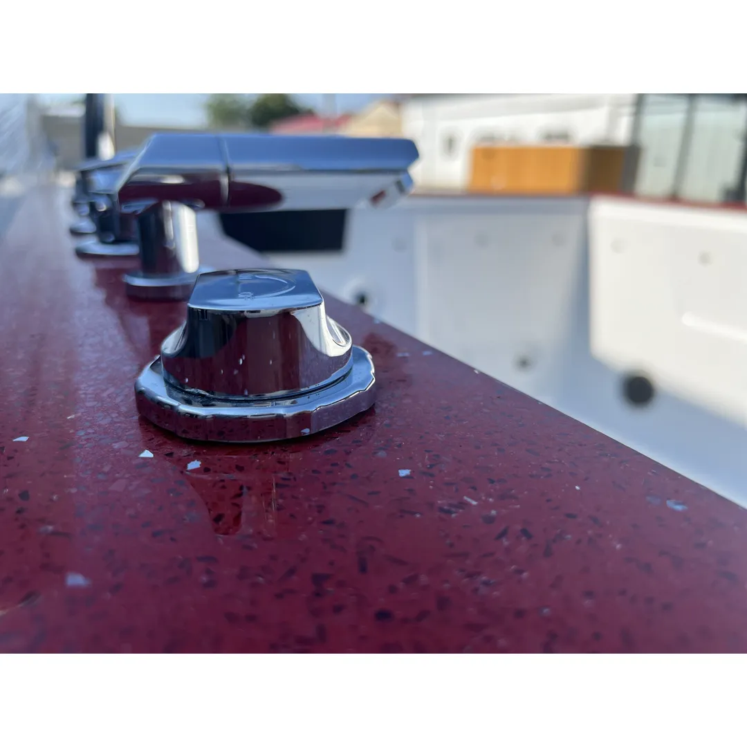 Cada cu hidromasaj 2 persoane, SPA-089, mască Red/White Pine, la perete [4]