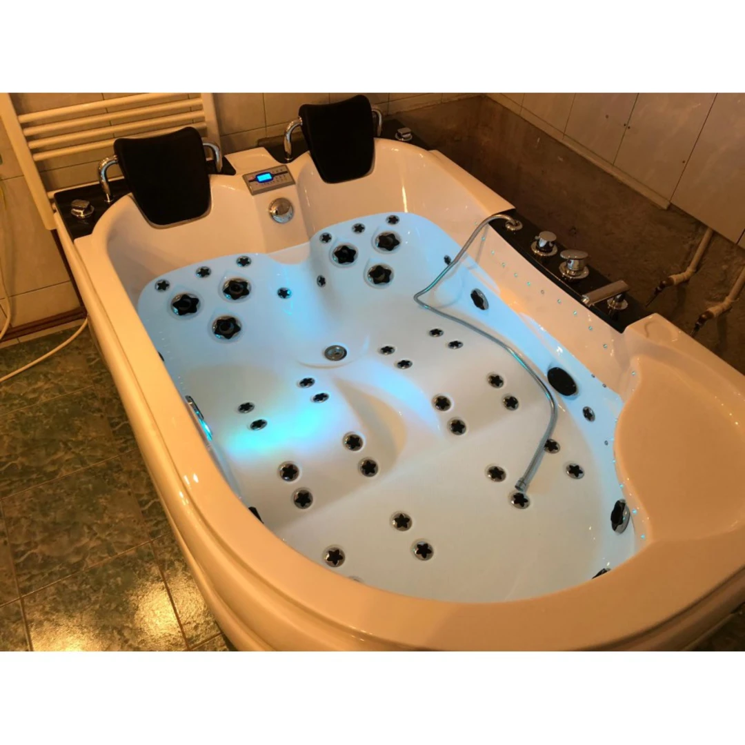Cada cu hidromasaj dublă 2 persoane, SPA-062, stânga, pe colț [11]